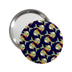 Fish Background Abstract Animal 2 25  Handbag Mirrors by Vaneshart