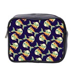 Fish Background Abstract Animal Mini Toiletries Bag (Two Sides) Front