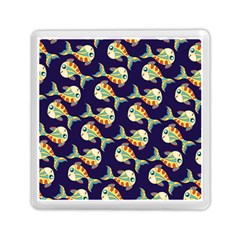 Fish Background Abstract Animal Memory Card Reader (square) by Vaneshart