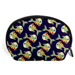 Fish Background Abstract Animal Accessory Pouch (Large) Front