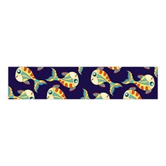 Fish Background Abstract Animal Velvet Scrunchie by Vaneshart