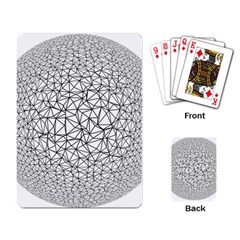 Triangle Poly Low Poly Background Playing Cards Single Design (rectangle) by Vaneshart