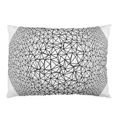 Triangle Poly Low Poly Background Pillow Case (two Sides) by Vaneshart