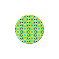 Pattern Tiles Square Design Modern Golf Ball Marker by Vaneshart