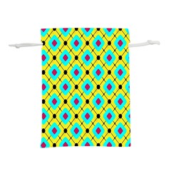 Pattern Tiles Square Design Modern Lightweight Drawstring Pouch (s) by Vaneshart