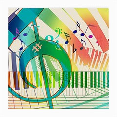 Music Piano Treble Clef Clef Medium Glasses Cloth by Vaneshart