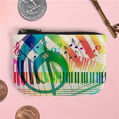 Music Piano Treble Clef Clef Mini Coin Purse by Vaneshart