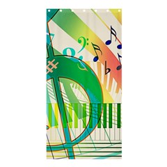 Music Piano Treble Clef Clef Shower Curtain 36  X 72  (stall)  by Vaneshart