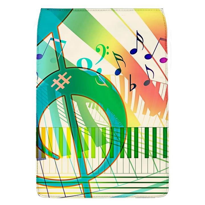 Music Piano Treble Clef Clef Removable Flap Cover (L)