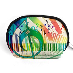 Music Piano Treble Clef Clef Accessory Pouch (medium) by Vaneshart