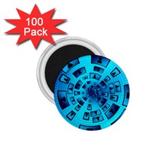 Social Media Smartphone Monitor 1 75  Magnets (100 Pack)  by Vaneshart