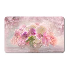 Nature Landscape Flowers Peonie Magnet (rectangular) by Vaneshart