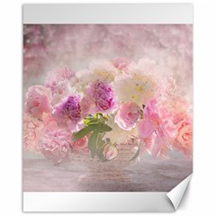 Nature Landscape Flowers Peonie Canvas 16  X 20  by Vaneshart