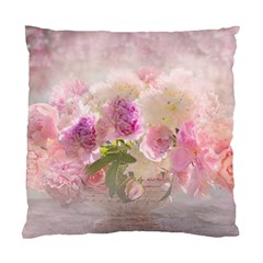 Nature Landscape Flowers Peonie Standard Cushion Case (two Sides) by Vaneshart