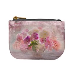 Nature Landscape Flowers Peonie Mini Coin Purse by Vaneshart