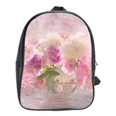 Nature Landscape Flowers Peonie School Bag (large) by Vaneshart