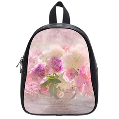 Nature Landscape Flowers Peonie School Bag (small) by Vaneshart