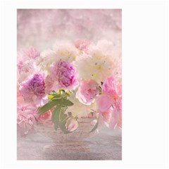 Nature Landscape Flowers Peonie Small Garden Flag (two Sides) by Vaneshart