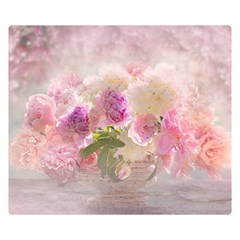 Nature Landscape Flowers Peonie Double Sided Flano Blanket (small)  by Vaneshart