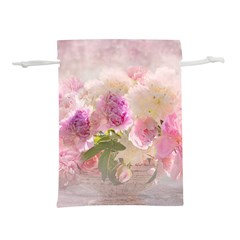 Nature Landscape Flowers Peonie Lightweight Drawstring Pouch (s) by Vaneshart