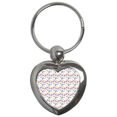 Sprinkles Flat Design Patter Food Key Chain (heart)