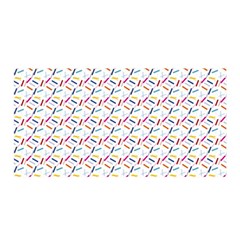 Sprinkles Flat Design Patter Food Satin Wrap by Vaneshart