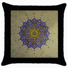 Image Star Pattern Mosque Tashkent Throw Pillow Case (black) by Vaneshart