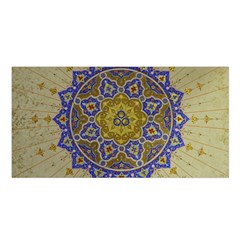 Image Star Pattern Mosque Tashkent Satin Shawl by Vaneshart