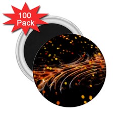 Abstract Background Particles Wave 2 25  Magnets (100 Pack)  by Vaneshart