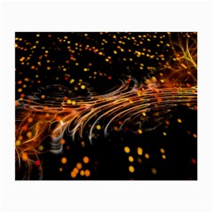 Abstract Background Particles Wave Small Glasses Cloth (2 Sides) by Vaneshart