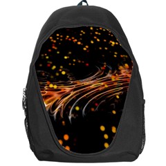 Abstract Background Particles Wave Backpack Bag by Vaneshart