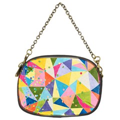 Abstract Background Colorful Chain Purse (two Sides) by Vaneshart