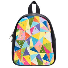 Abstract Background Colorful School Bag (small) by Vaneshart