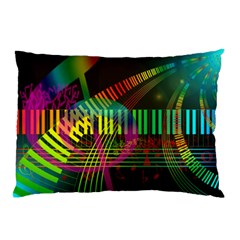 Music Piano Treble Clef Clef Pillow Case by Vaneshart