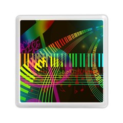 Music Piano Treble Clef Clef Memory Card Reader (square) by Vaneshart