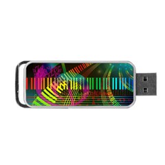 Music Piano Treble Clef Clef Portable Usb Flash (one Side) by Vaneshart