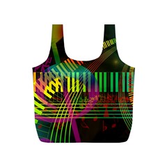 Music Piano Treble Clef Clef Full Print Recycle Bag (s) by Vaneshart