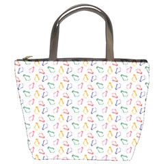 Linux Kernel Penguin Pattern Logo Bucket Bag by Vaneshart