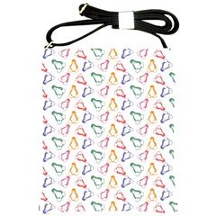 Linux Kernel Penguin Pattern Logo Shoulder Sling Bag by Vaneshart