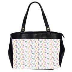 Linux Kernel Penguin Pattern Logo Oversize Office Handbag (2 Sides) by Vaneshart