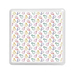 Linux Kernel Penguin Pattern Logo Memory Card Reader (square) by Vaneshart