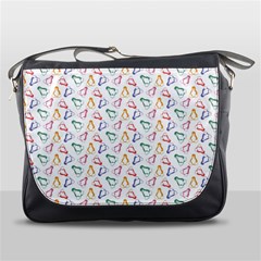 Linux Kernel Penguin Pattern Logo Messenger Bag by Vaneshart