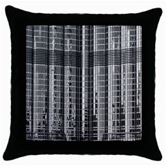 Architecture Structure Glass Metal Throw Pillow Case (black) by Vaneshart