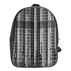 Architecture Structure Glass Metal School Bag (large) by Vaneshart