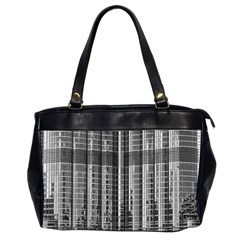 Architecture Structure Glass Metal Oversize Office Handbag (2 Sides) by Vaneshart