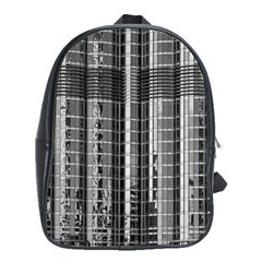 Architecture Structure Glass Metal School Bag (xl) by Vaneshart