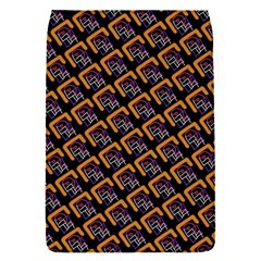 Abstract Orange Geometric Pattern Removable Flap Cover (s) by Vaneshart