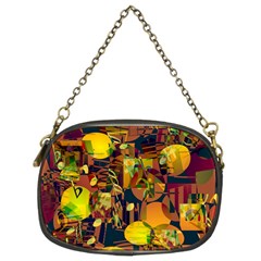 Background Abstract Texture Pattern Chain Purse (two Sides) by Vaneshart