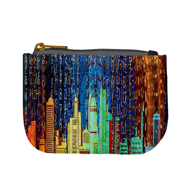 Matrix City Urbanization Technology Mini Coin Purse