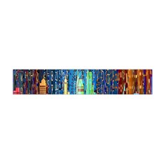 Matrix City Urbanization Technology Flano Scarf (mini) by Vaneshart